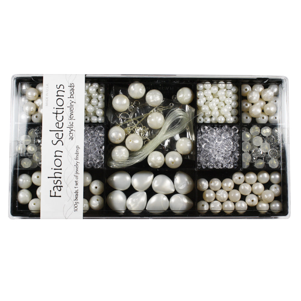 Sparkle & Pearls Bead Box