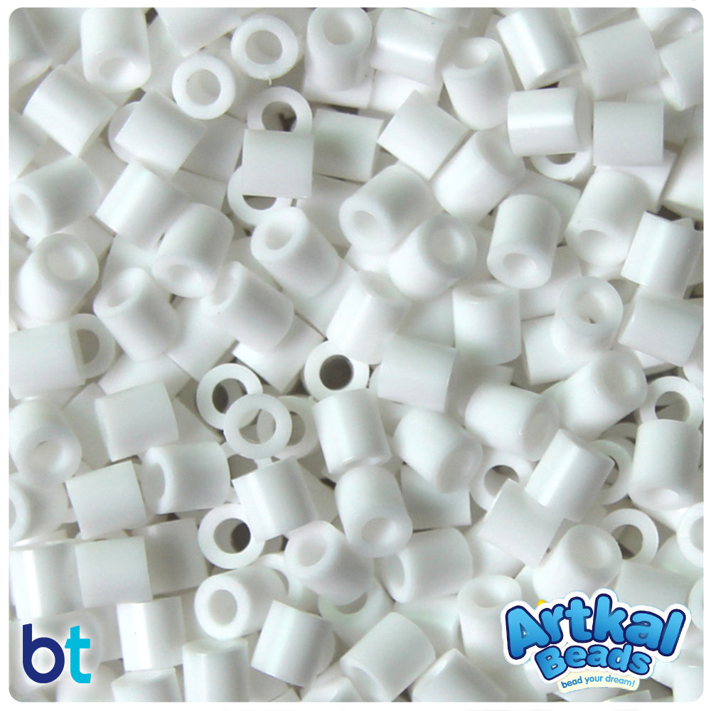 6000 Perler Beads - White - Fuse Bead Store