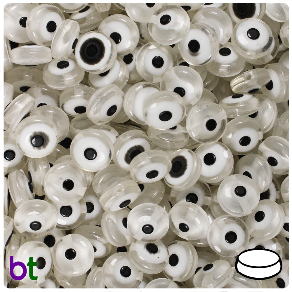 Resin Round Turkey Evil Eye Beads Loose Spacer Beads For - Temu