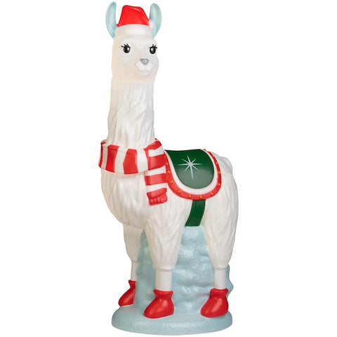 Llama Holiday Blow Mold