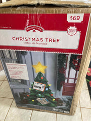 Walmart Blowmold Christmas Tree C9