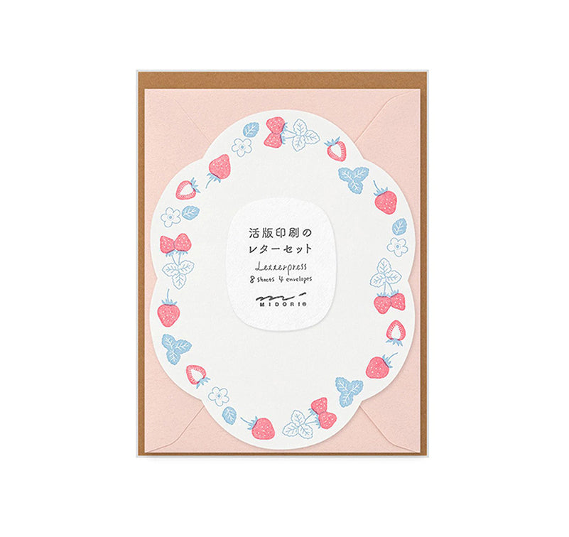 Midori Letter Set - Collage Cat