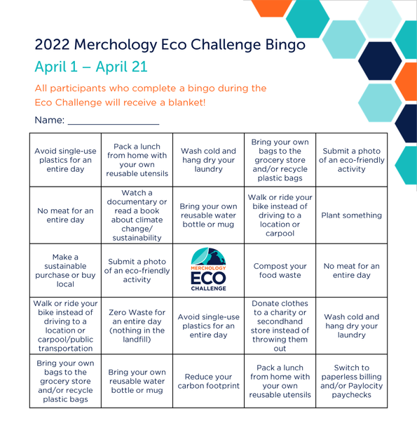 Merchology's 2022 Eco Challenge