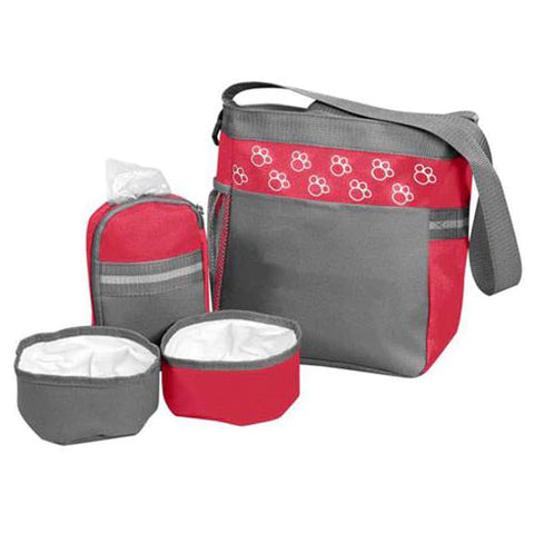 Custom BIC Red Pet Accessory Bag