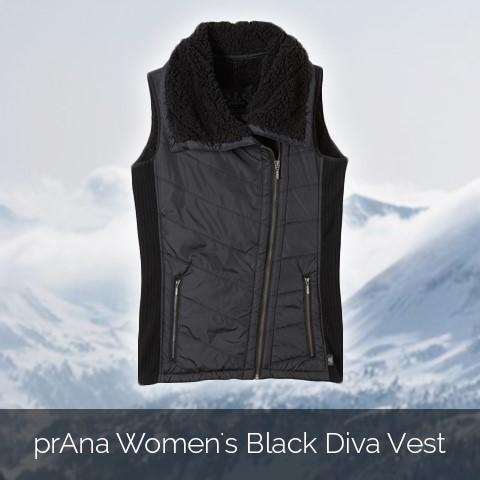 Shop the Prana Black Diva Vest from Merchology