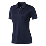 Logo branded and ready to wear, custom Adidas women's polo shirts make a great golf event look