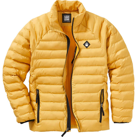 Corporate AKHG Men's Mineral Yellow Eco Puffin Mock Jacket