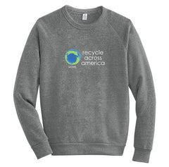 Alternative Apparel Eco Fleece Crew Neck Sweatshirt with Custom Printed Company Logo