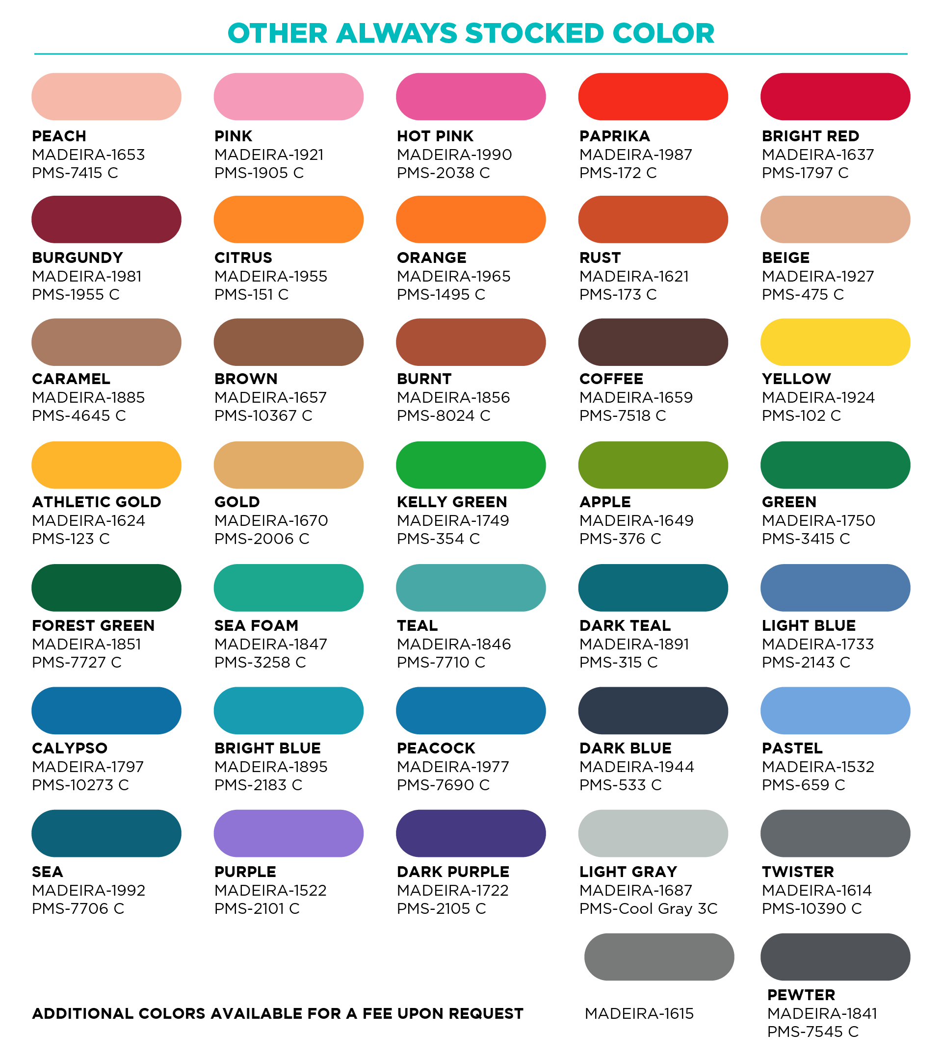 Pantone Matching System And Color Chart Merchology