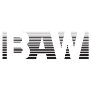 The corporate BAW clothing logo