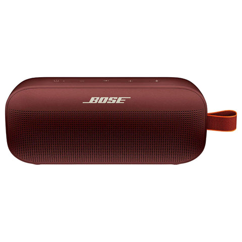 Custom Bose Carmine Red SoundLink Flex Portable Bluetooth Speaker with Waterproof/Dustproof Design