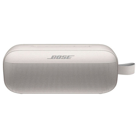 Customized Bose White Smoke SoundLink Flex Portable Bluetooth Speaker with Waterproof/Dustproof Design