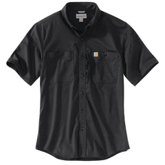 Corporate Carhartt Men's Black Rugged Professional Short Sleeve Work Shirt