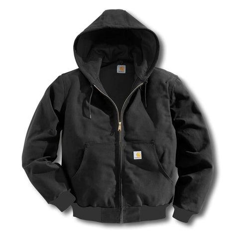 Corporate Carhartt Men's Black Thermal Lined Duck Active Jacket