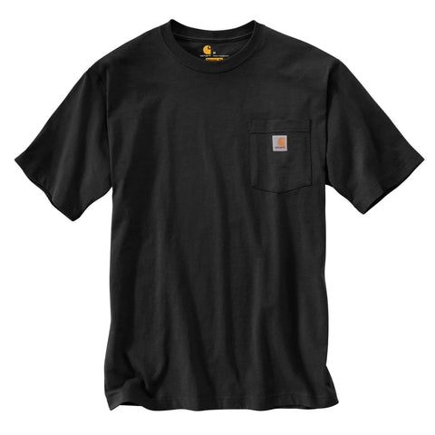 Custom Carhartt Men's Black Workwear Pocket S/S T-Shirt