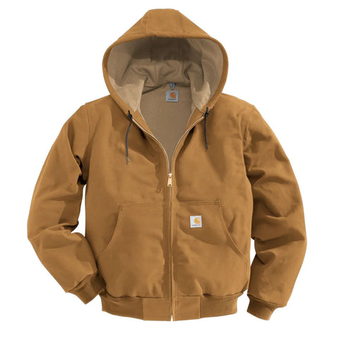 Custom Carhartt Men's Brown Thermal Lined Duck Active Jacket