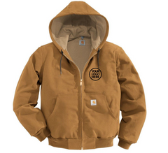 Carhartt Men's Brown Thermal Lined Duck Active Jacket