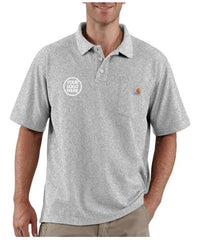 Carhartt Men's Heather Gray Contractor's Work Pocket Polo