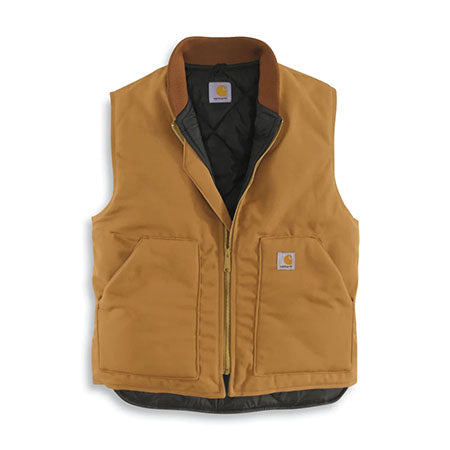 Custom Carhartt Men's Brown Duck Vest