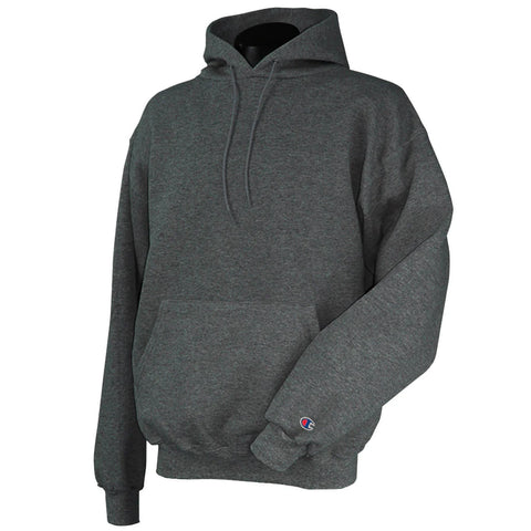 Custom Champion Men's Charcoal Heather Hoodie