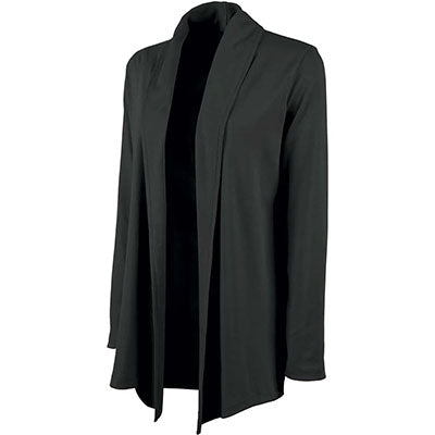 Embroidered Charles River Women's Black Cardigan Wrap