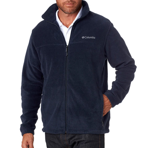 Branded Columbia Men's Navy Steens Mountain Full-Zip Fleece