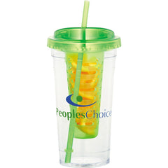 Cool Gear Green Sedici Fruit Infuser Tumbler 24oz