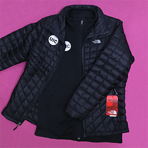 Custom The North Face Black Puffer Jacket