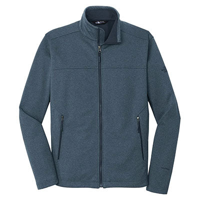 Custom The North Face Men's Urban Navy Heather Ridgeline Soft Shell Jacket