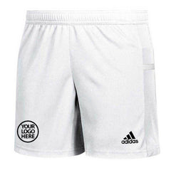 adidas Women's White/Black Team 19 Knit Shorts