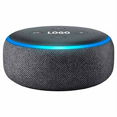 Custom Amazon Echo Dot Smart Speaker with Printed Company Logo