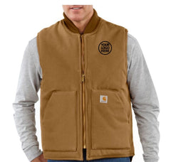 Carhartt Men's Carhartt Brown Duck Vest