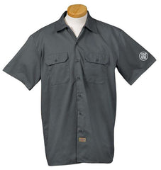 Dickies Men's Charcoal 5.25 oz. Short-Sleeve Work Shirt