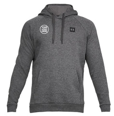 Under Armour Men's Charcoal Light Heather Rival Fleece Pullover Hoodie