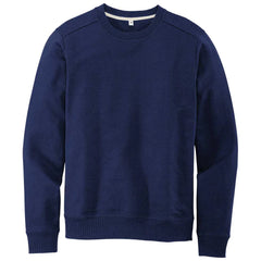 Custom District Men's True Navy Re-Fleece Crew