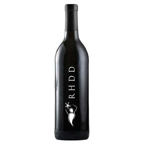 A+ Wines Black Etched Merlot Red Wine with 1 Color Fill