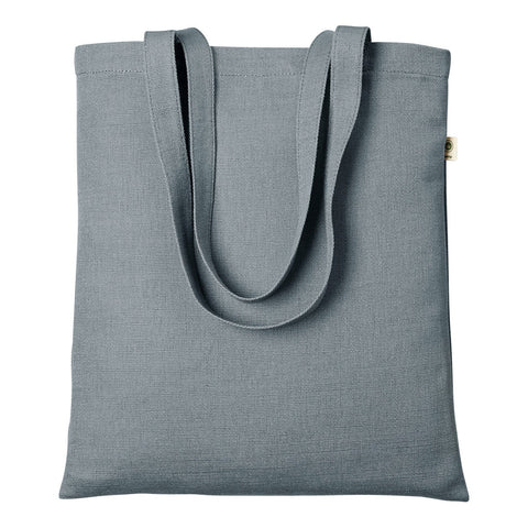 Branded Econscious Charcoal 6.8 oz Hemp Simplicity Tote