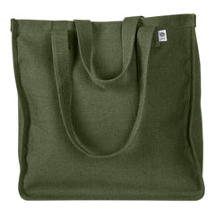 Custom Econscious Olive 6.8 oz Hemp Market Tote