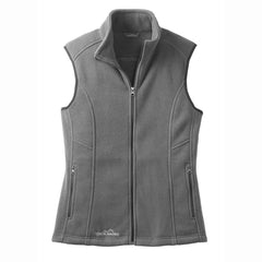 Branded Eddie Bauer Women's Grey Steel Fleece Vest