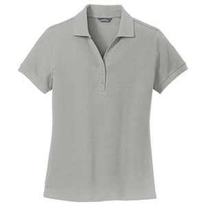 Custom Eddie Bauer Women's Chrome Cotton Pique Polo