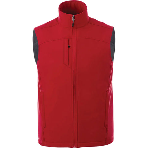 Corporate Elevate Men's Team Red Stinson Softshell Vest