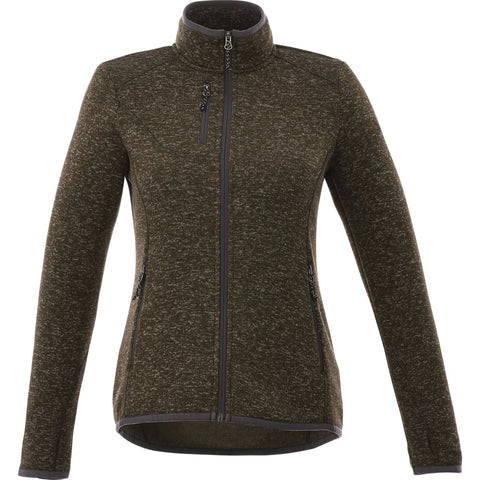 Custom Elevate Women's Loden Heather Tremblant Knit Jacket