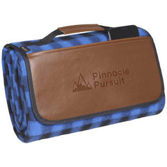 Field & Co. Blue and Black Buffalo Plaid Picnic Blanket