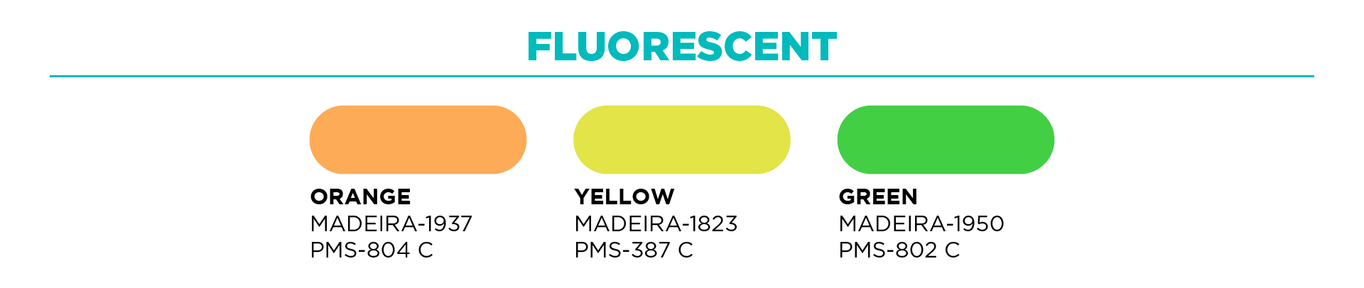 Fluorescent and Hi Vis Thready Color Options for Embroidery