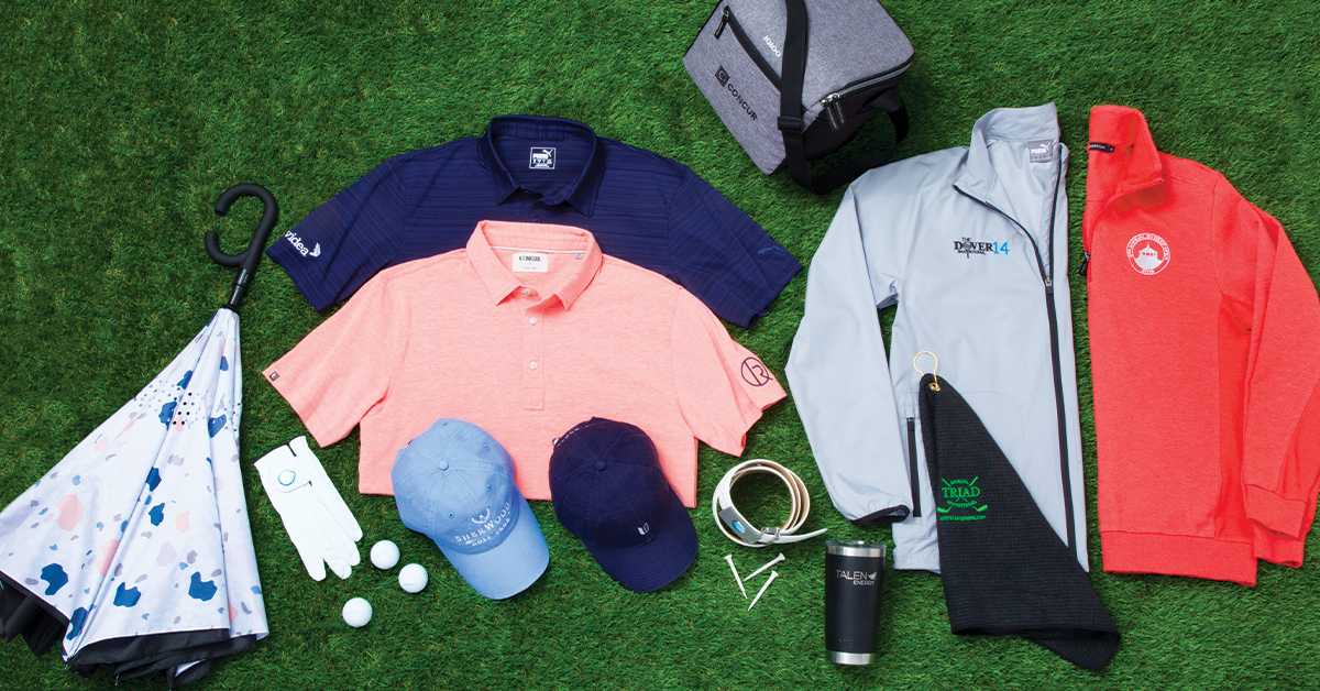 Custom Logo Golf Apparel and Accessories