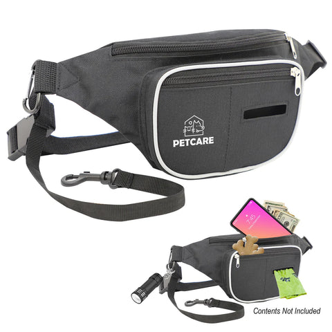 Custom HIT Black Pooch Pal Fanny Pack