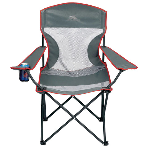 Custom High Sierra Grey Camping Chair