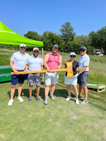 Nate Triplett joined our Celebrity Golf Classic team!