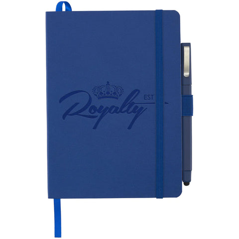 Debossed JournalBook Blue Firenze Soft Bound Notebook (pen sold separately)