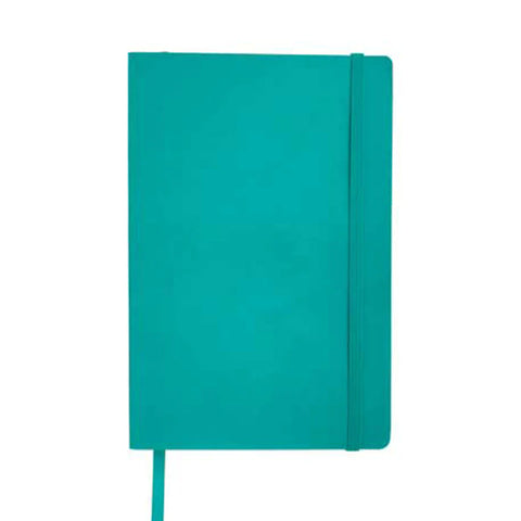 Debossed JournalBook Turquoise Pedova Soft Bound Notebook